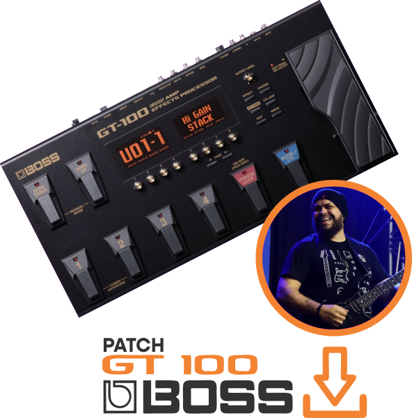 Patch boss gt100 Teo Dornellas