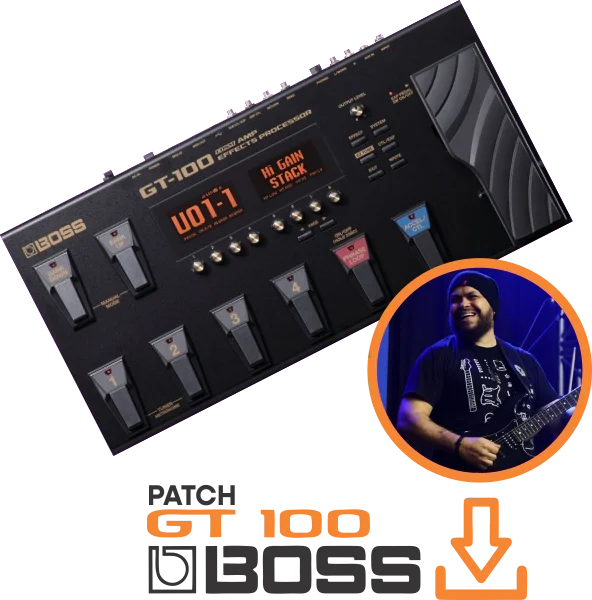 Patch boss gt100 Teo Dornellas