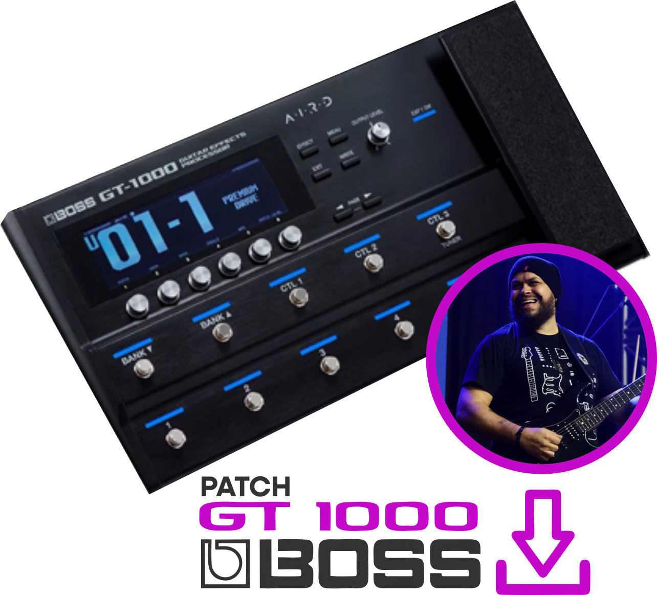 Patch boss gt1000 Teo Dornellas